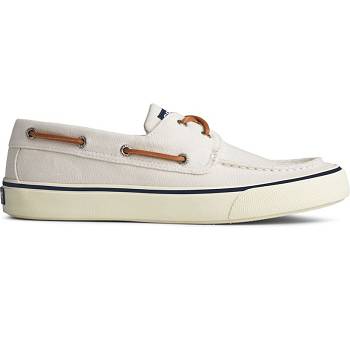 Sperry Bahama Ii Distressed Biele - Panske Tenisky